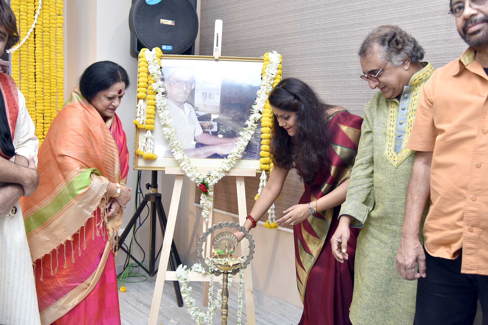 Smt Antara Chowdhury lighting the pradeep